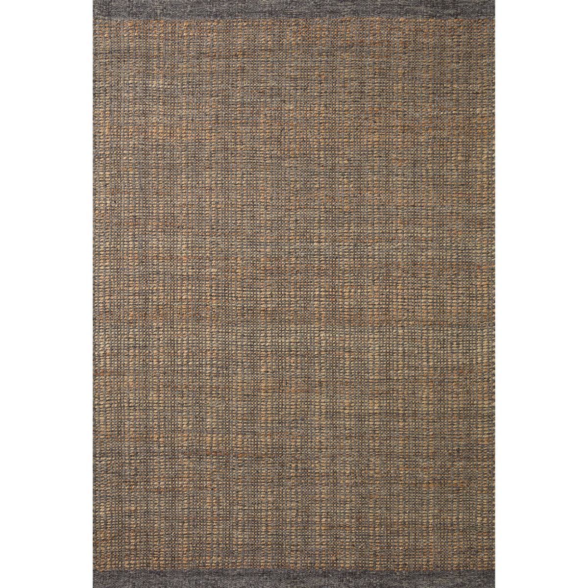 Jean Stoffer x Loloi 2'6" 9'9" Charcoal/Natural Cornwall CRN - 01 Runner Area Rug