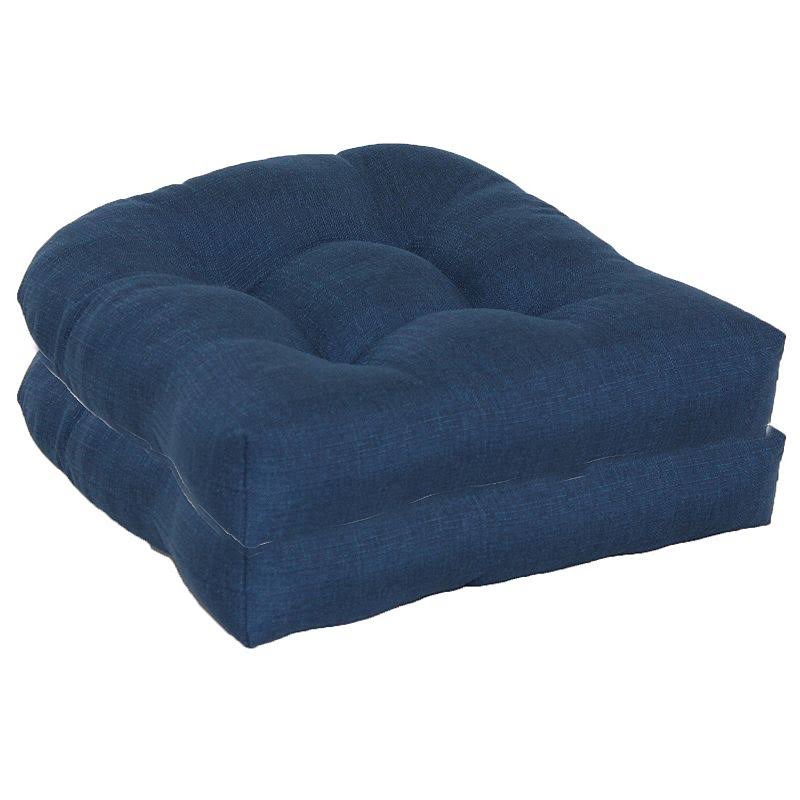 Sonoma Goods For Life Indoor Outdoor 2 - piece Single Wicker Chair Cushion Set, Blue