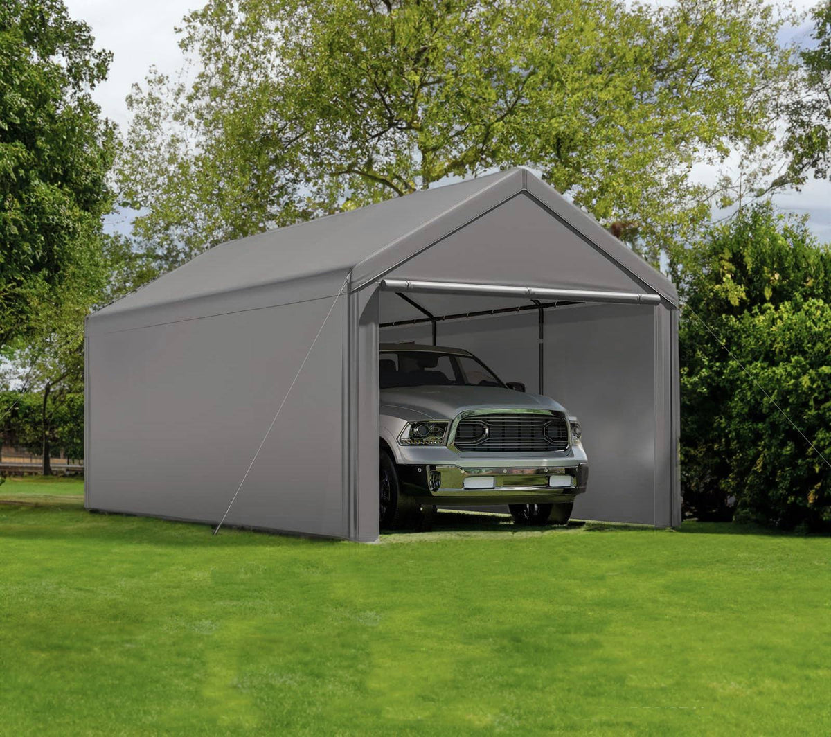 Outdoor Carport 10x20ft Heavy Duty Canopy Storage - adamsbargainshop