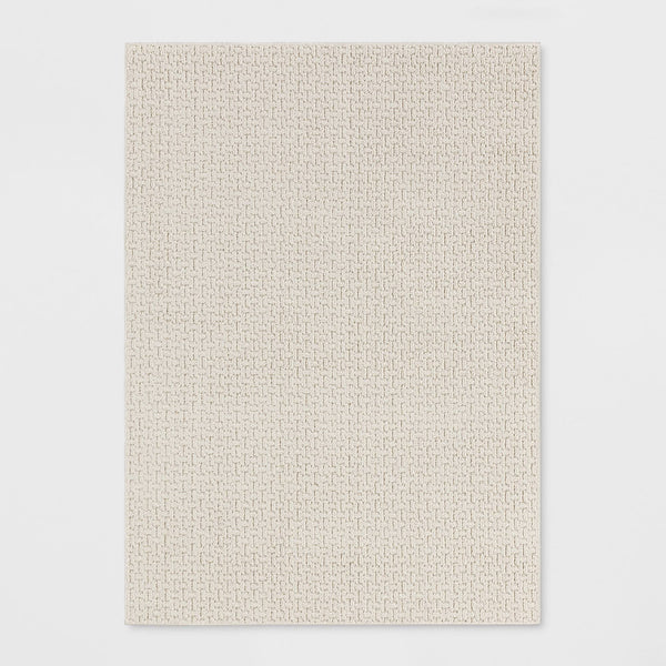 5'x7' Solid Washable Area Rug Tan - Made by Design