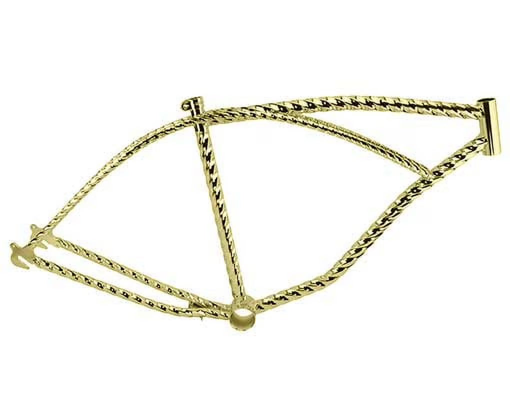 Lowrider 26" Steel Hexagon Cruiser Bike Frame