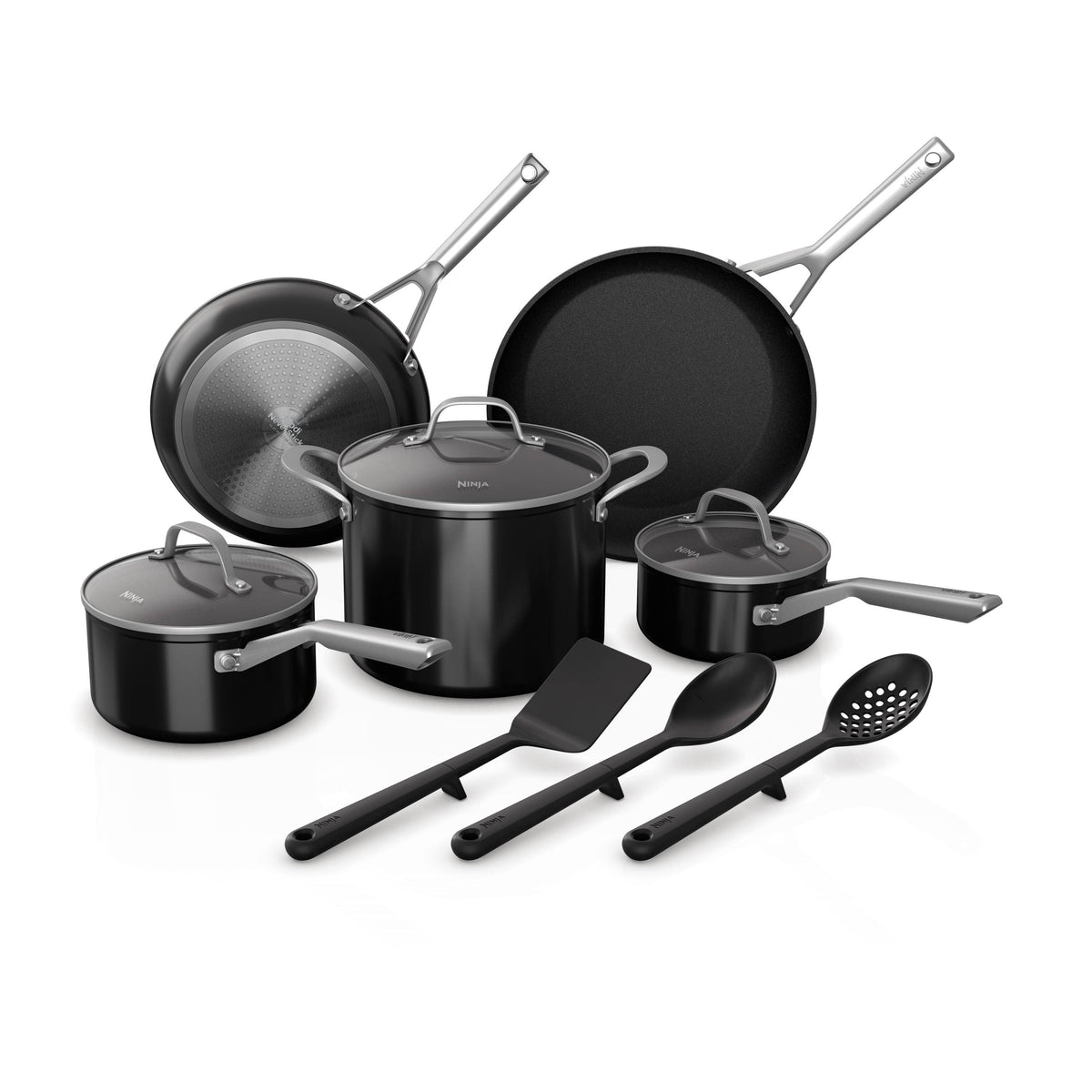 Ninja Foodi NeverStick Essential 11 - Piece Cookware Set, C19600