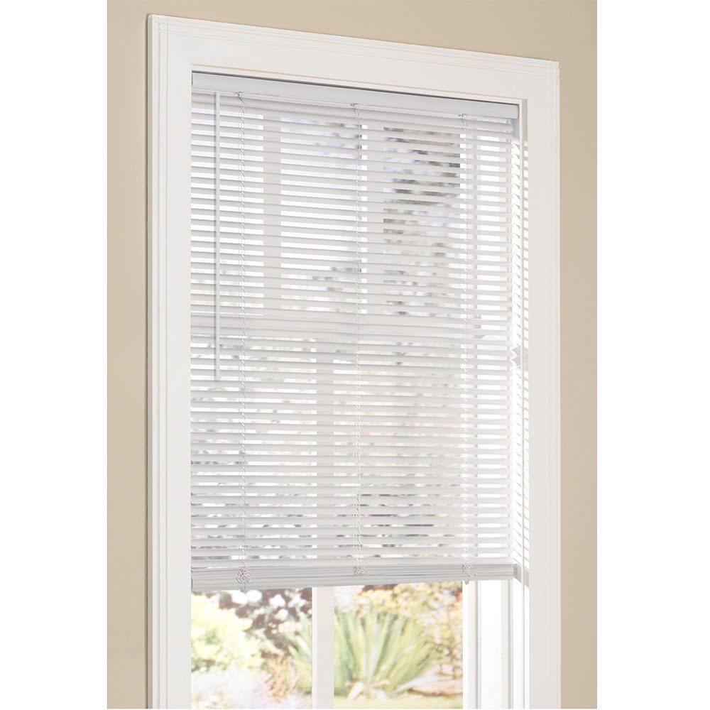 Vinyl Mini Blinds 1 inch Cordless Room Darkening Blind for Windows - Starting at - (Over 1, 400 Add'l Custom Sizes) Vinyl Blinds, Mini Blinds