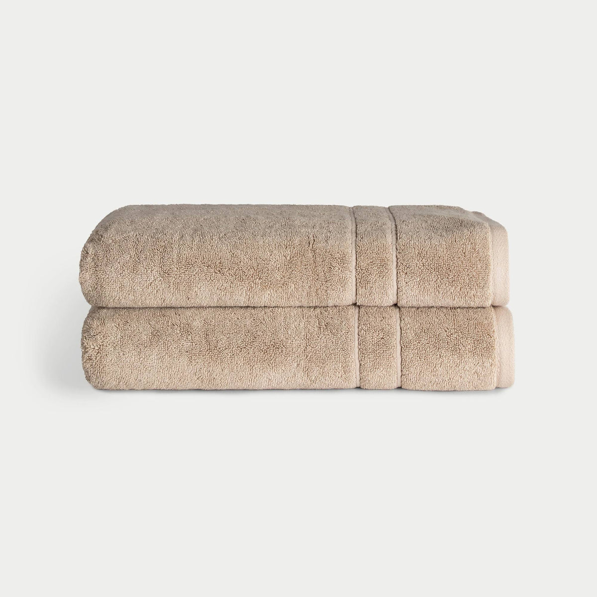 Cozy Earth Premium Plush Bath Towels - Sand