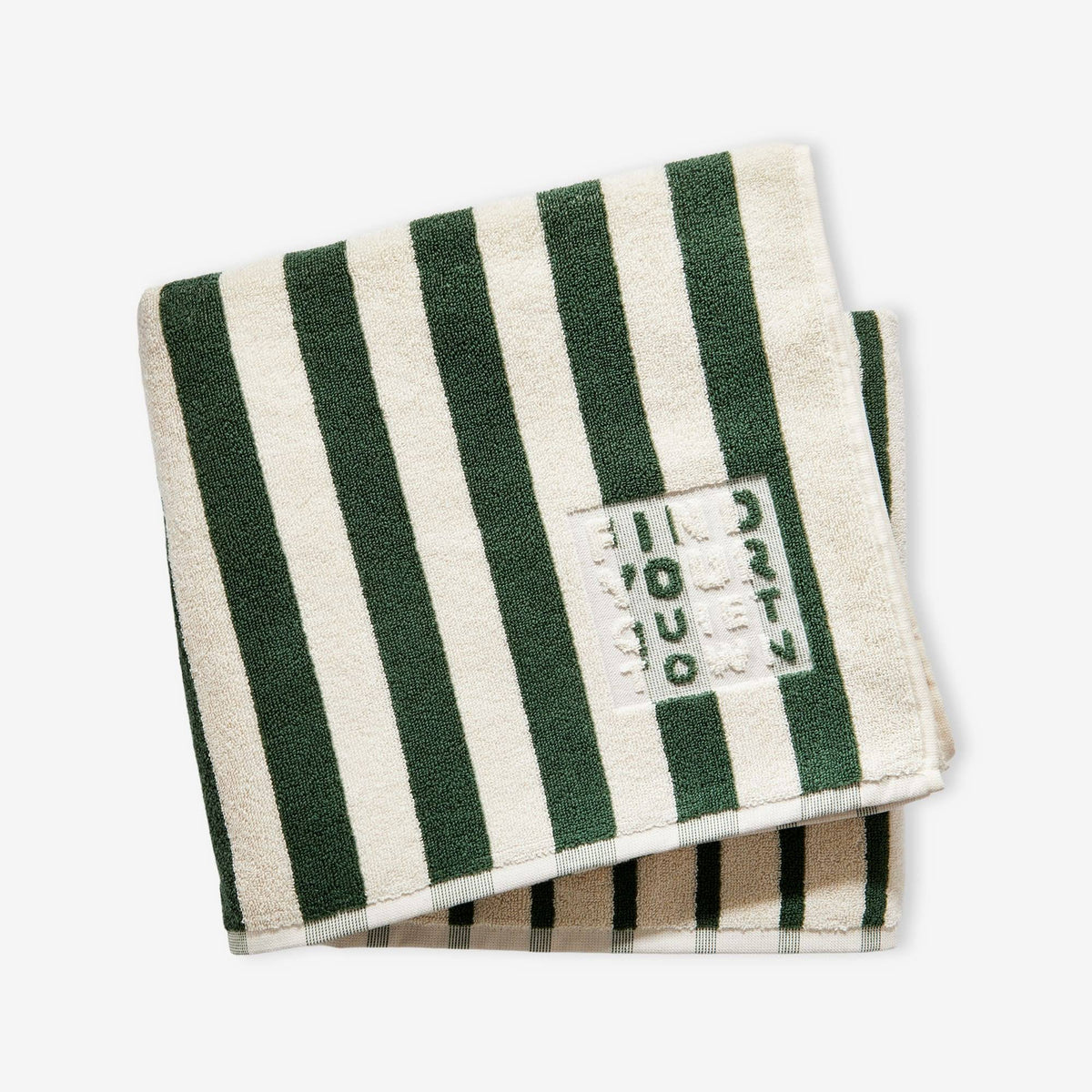 Ojai Towel Pine - Green Cotton Bath Towel - Quiet Town