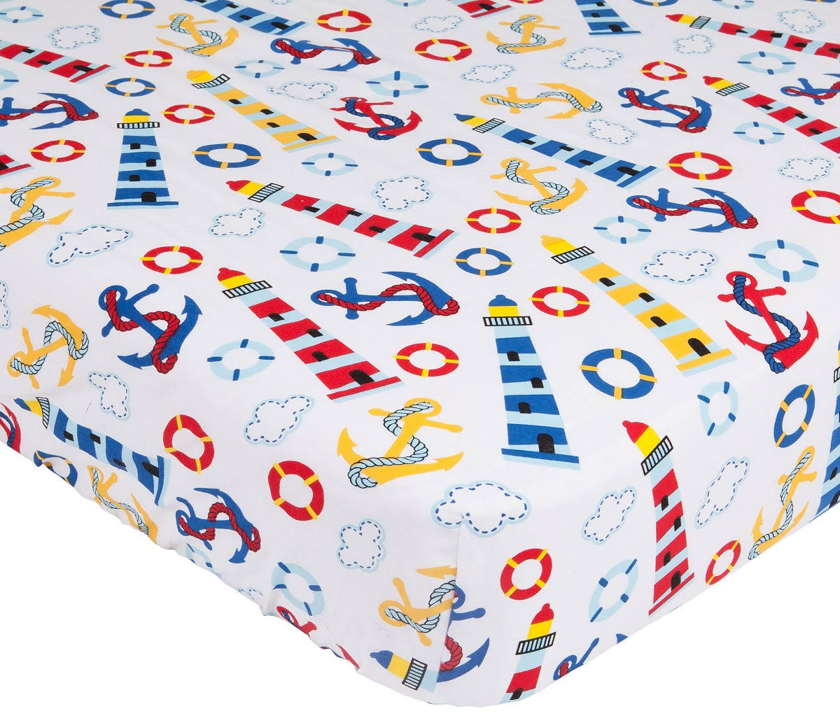 Mellanni Toddler 3 Piece Set Light - House - Includes Fitted Sheet, 2 Pillowcases Standard and Toddler - Fits Baby Crib Too - Super Soft Kids Bedding