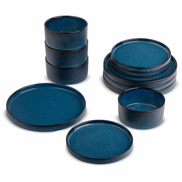 Yellowstone 12 - Piece Ceramic Dinnerware Set, John Collection