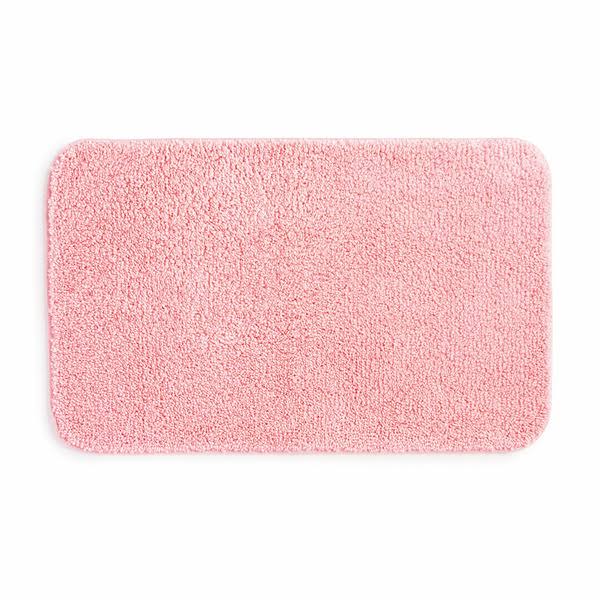 Mainstays Basic Pink Polyester Skid Resistant 20" x 32" Bath Rug