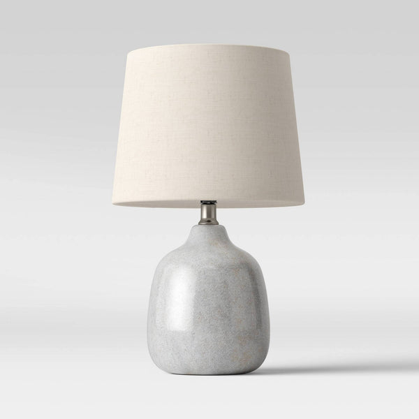 Assembled Ceramic Table Lamp (Includes LED Light Bulb) Gray - Threshold