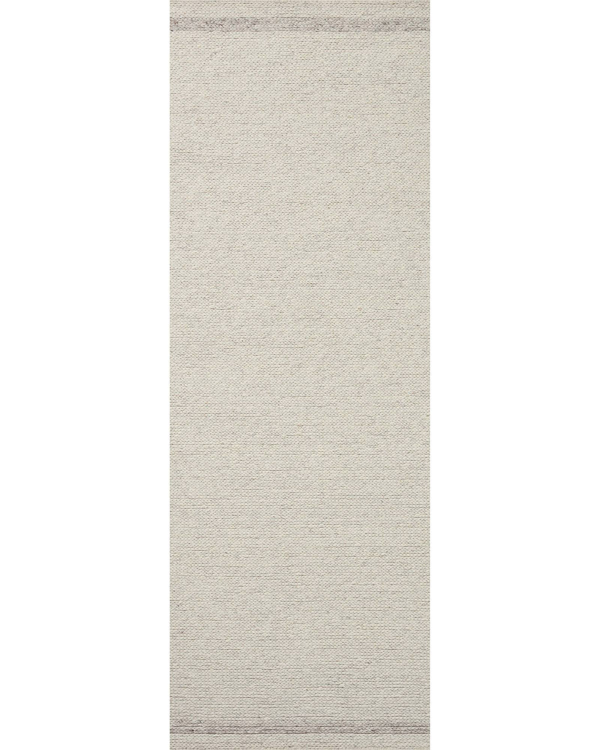 Magnolia Home by Joanna Gaines x Loloi 2'6" 9'9" Mist/Silver Ashby ASH - 02 Runner Area Rug
