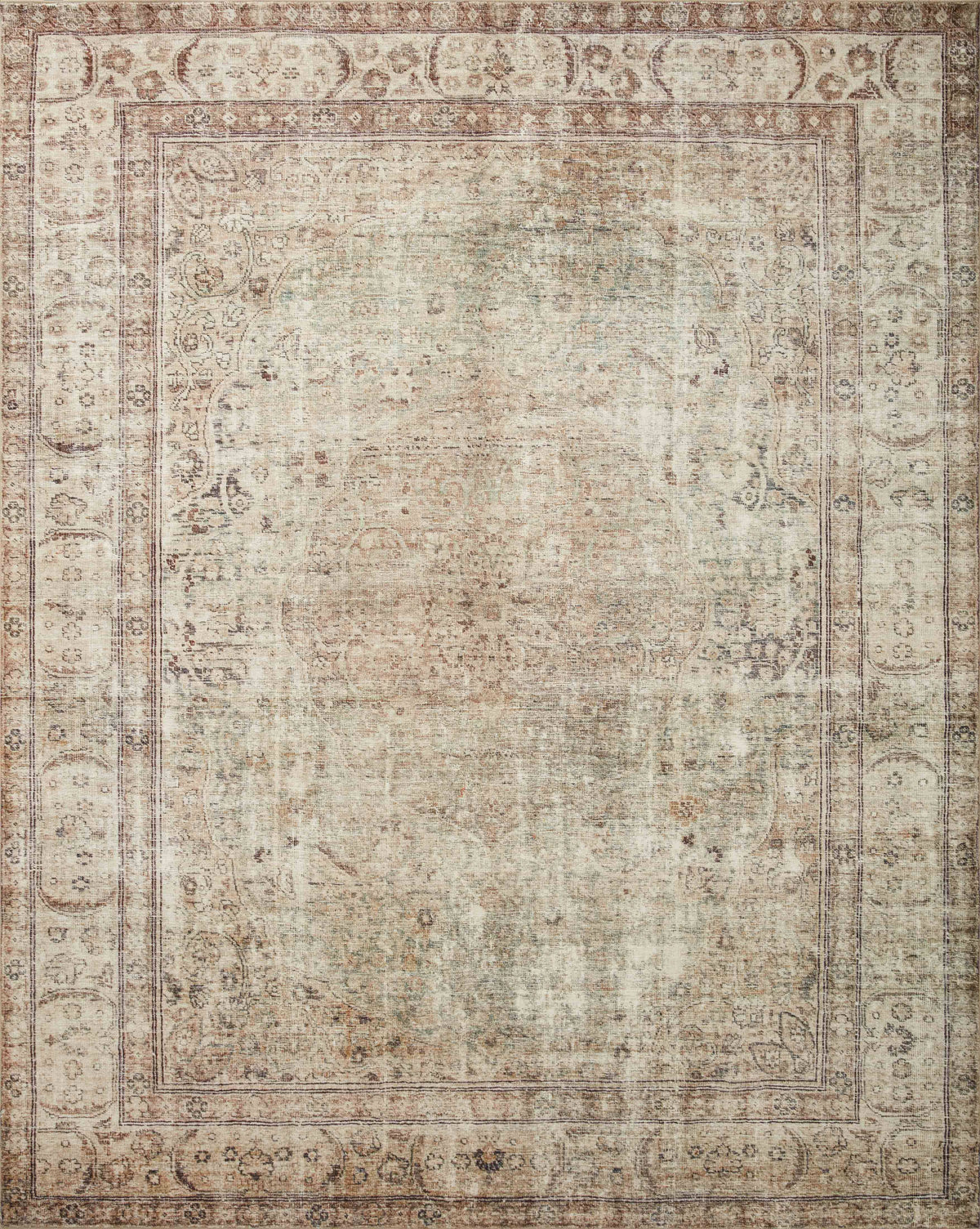 Loloi II Margot MAT - 01 Antique Sage Rug - 7 ft 6 in x 9 ft 6 in