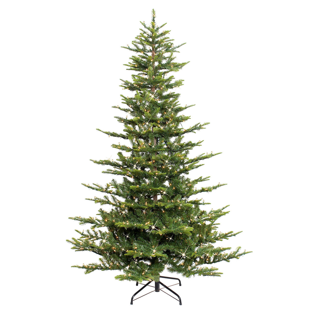 Puleo International 6.5' Aspen Fir Pre - Lit Artificial Christmas Tree with Clear Lights Green