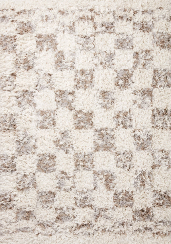 Angela Rose x Loloi 5'3" 7'6" Ivory/Pebble Amira AMI - 05 Area Rug